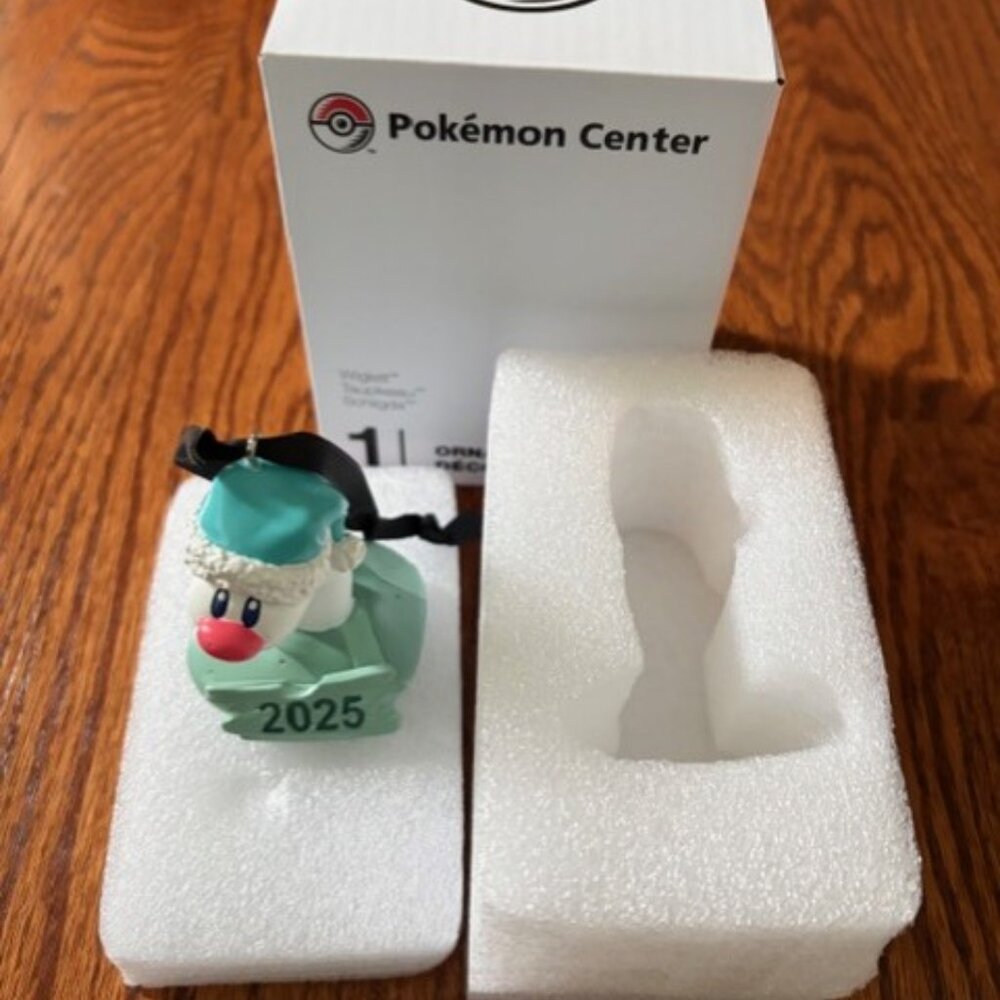 NEW Wiglett Holiday Christmas Xmas Tree Ornament Decoration 2025 Pokemon Center
